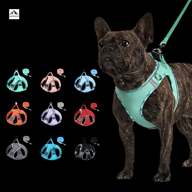 No-Pull Reflective Dog Harness With Leash Set